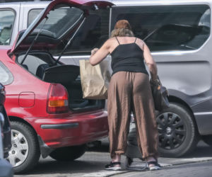 Agnieszka Perepeczko wystroiła się na bazar