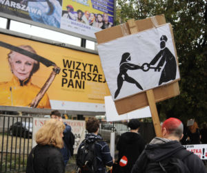 CZARNY PROTEST W WARSZAWIE.