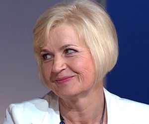 Lidia Staroń pirwszy raz p[okazała się po chorobie