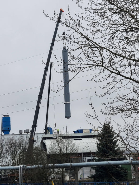 Realizacja zadania przyczyni się do zastąpienia energii cieplnej produkowanej z miału węglowego energią z paliwa gazowego o niższej emisyjności
