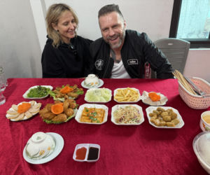 Patrycja Markowska z mężem w Wietnamie