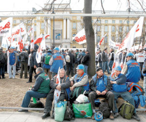 Solidarność okupuje Kancelarię Premiera