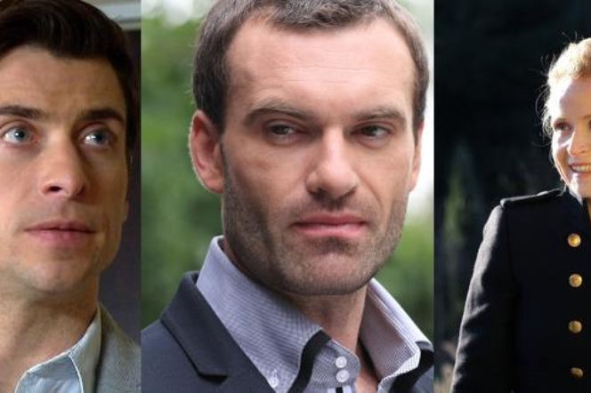 M jak miłość. Marek Mostowiak (Kacper Kuszewski), Christopher Kamiński (Mariusz Zaniewski), Ewa Kolęda (Dominika Kluźniak)