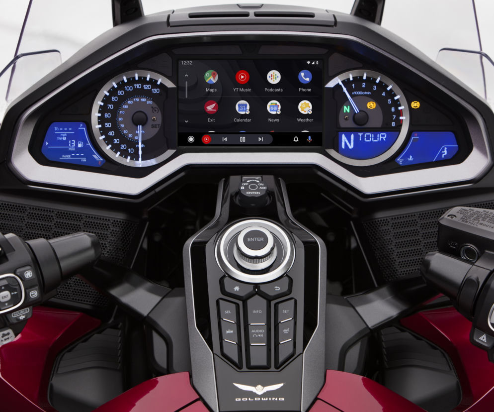 Android Auto w motocyklu Honda Gold Wing