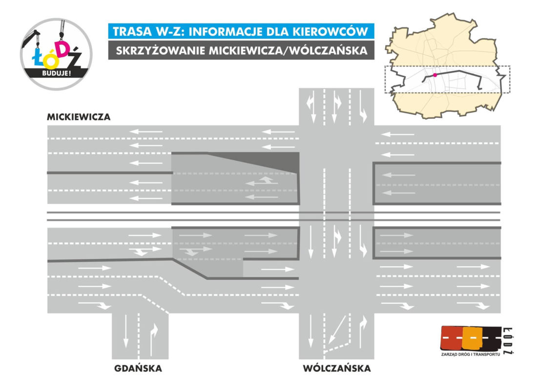 Mickiewicza/Wólczańska