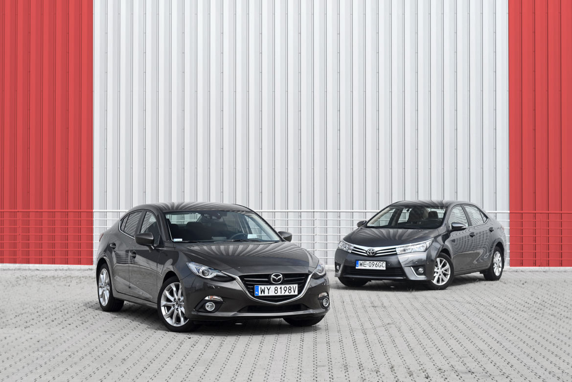 Mazda 3 Sedan 2.0 A/T SkyPASSION vs. Toyota Corolla 1.6 Multidrive S Prestige
