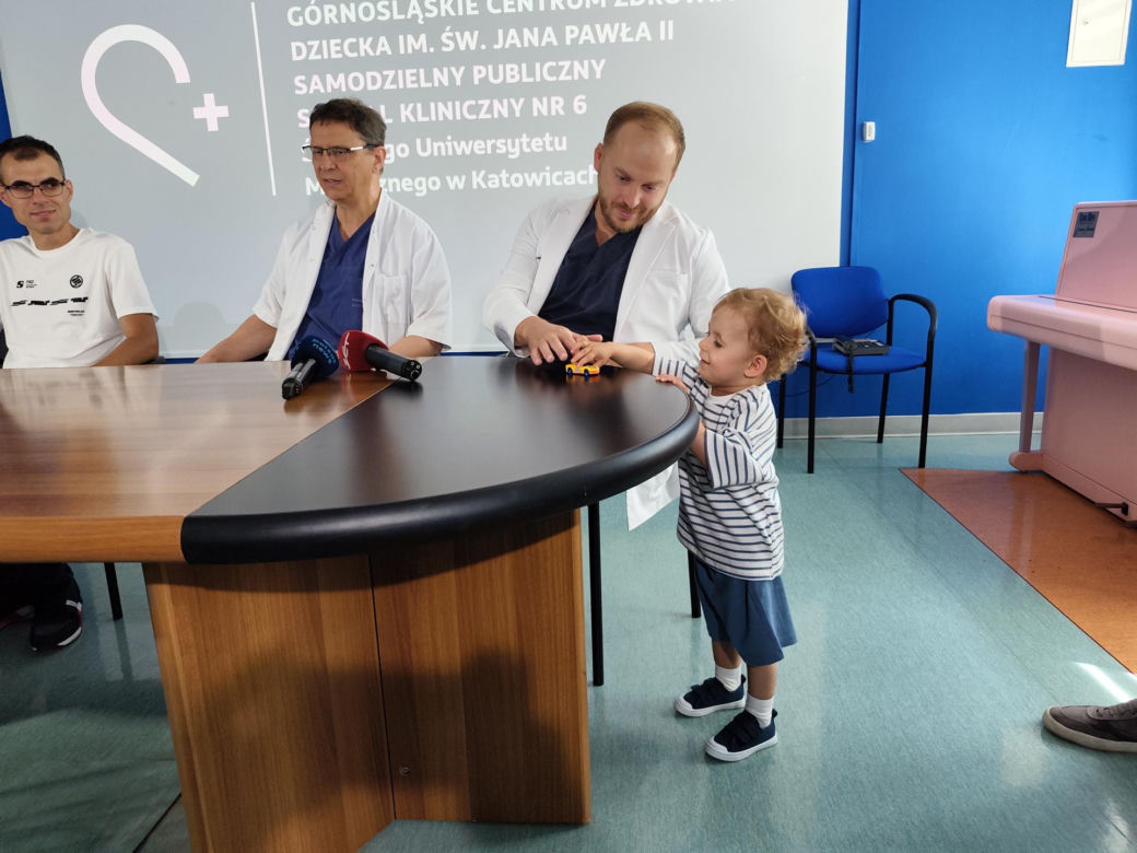 Lekarze z Katowic dokonali cudu. Naprawili serduszko małego Mikołaja