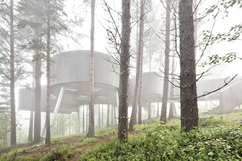 Punkt widokowy, architektura w krajobrazie