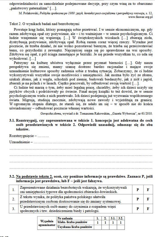 Matura 2017 wos rozszerzony