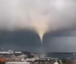 Tornado porywa ludzi i wrzuca do Bałtyku! Szok na wybrzeżu