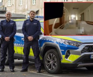 Pożar w szpitalu w Krakowie. Ewakuacja pacjentów z 10. piętra. Policja pokazała wideo