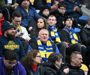 Arka Gdynia - Widzew Łódź: Zdjęcia kibiców i zawodników z meczu 25. kolejki PKO BP Ekstraklasy