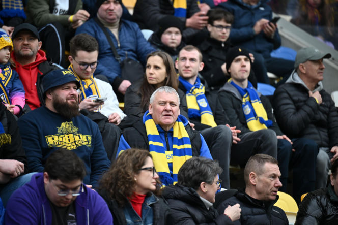 Arka Gdynia - Widzew Łódź: Zdjęcia kibiców i zawodników z meczu 25. kolejki PKO BP Ekstraklasy