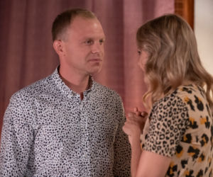 Na Wspólnej odc. 3144. Zuza (Małgorzata Socha), Kamil Hoffer (Kazimierz Mazur)