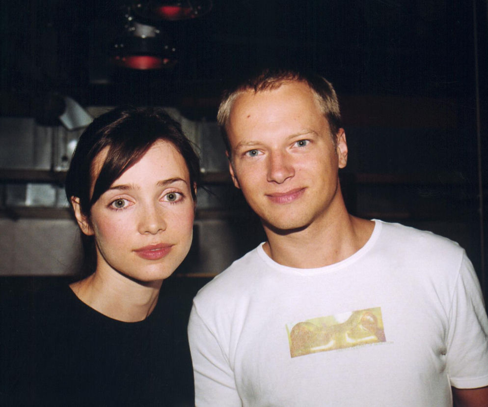 Karolina Rosińska i Maciej Stuhr na planie filmu Poranek kojota. O metamorfozach aktorów przeczytasz na SE.