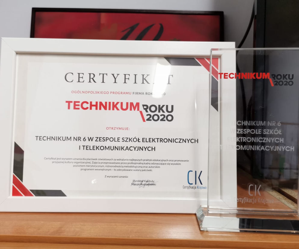 Technikum nr 6 z certyfikatem