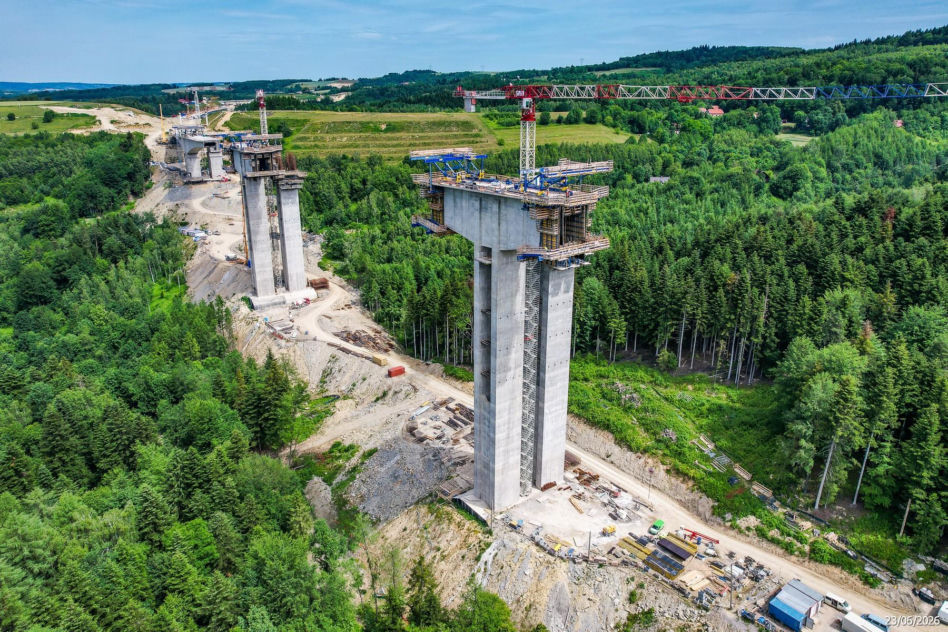 Budowa S19 - Babica Jawornik z najwyższą estakadą w Polsce