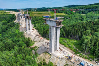 Budowa S19 - Babica Jawornik z najwyższą estakadą w Polsce