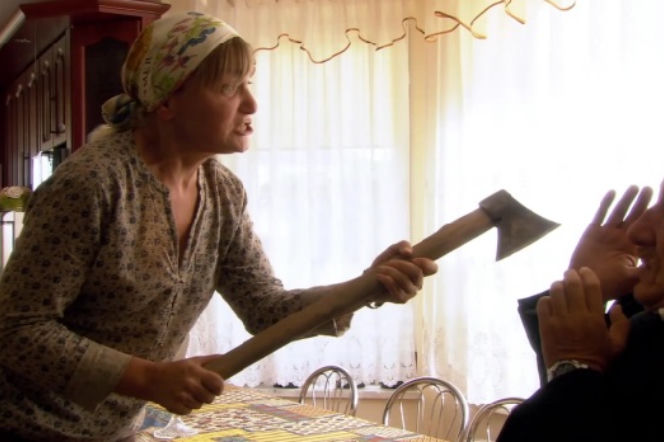 Ranczo 9 sezon odc. 114. Solejukowa (Katarzyna Żak), Solejuk (Sylwester Maciejewski)