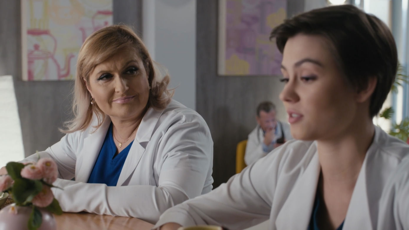 Na dobre i na złe, odc. 878: Blanka (Pola Gonciarz), Alina Fisher (Katarzyna Skrzynecka)