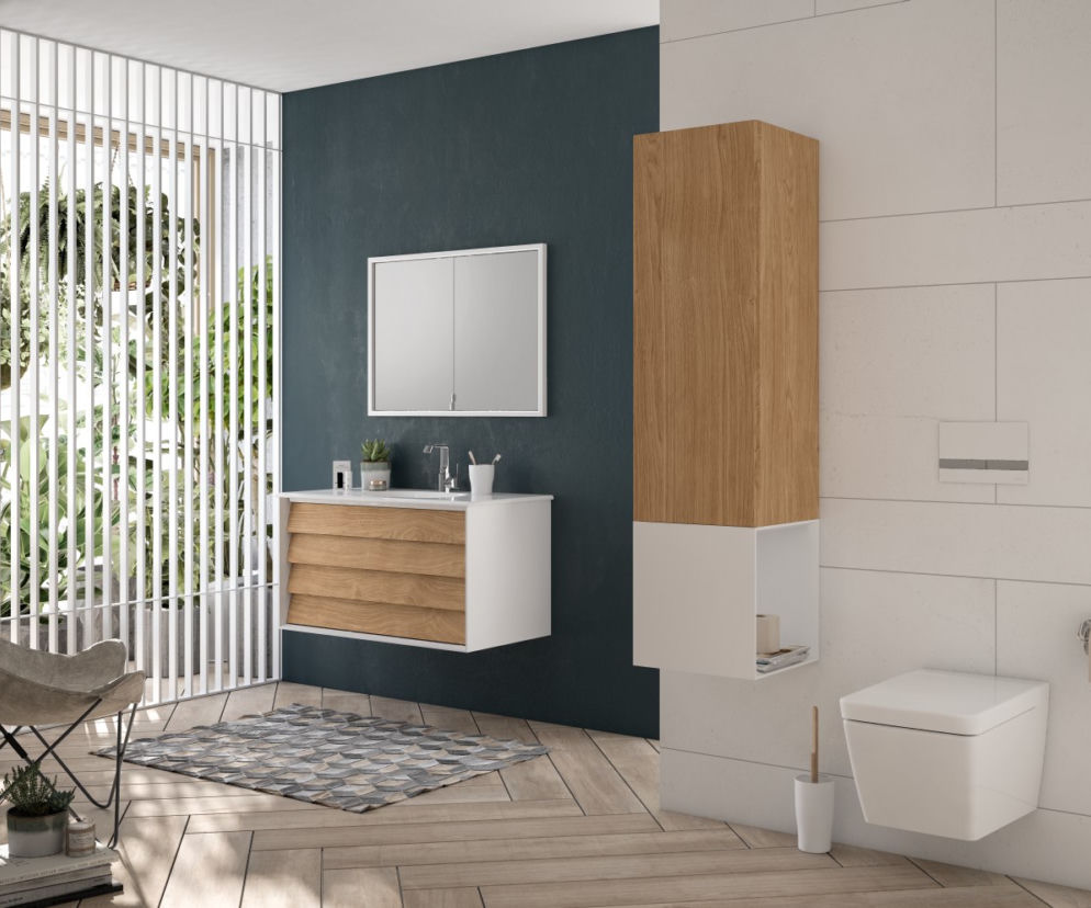 Meble łazienkowe Vitra Frame. Natura ujęta w ramy