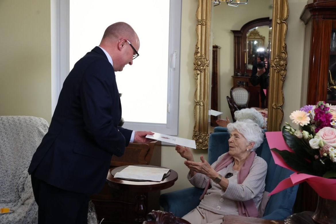 105 lat, tysiące wspomnień i awans na pułkownika. Niezwykły jubileusz Urszuli Tauer!