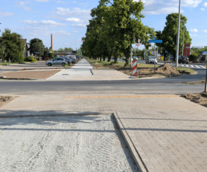 Budowa ścieżki rowerowej na leszczyńskim Gronowie
