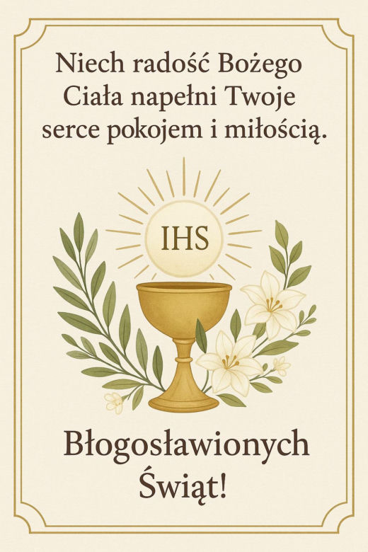 Kartki Boże Ciało 2025 