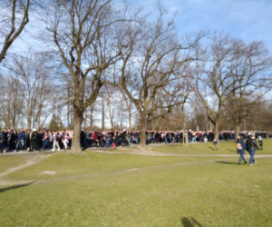 Przemarsz kibiców Cracovii na Wielkie Derby Krakowa 2019