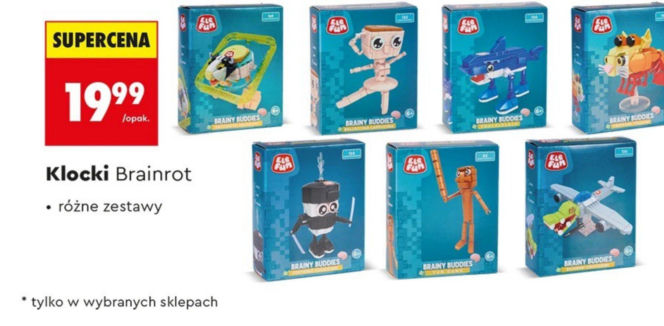 Klocki Brainrot, Ele Fun, 19,99 zł /opak.