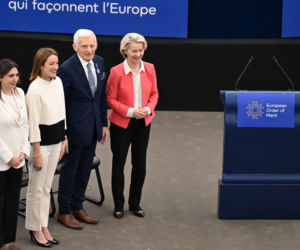 Uroczystość wręczenia Europejskich Orderów Zasługi