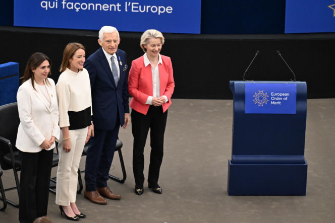 Uroczystość wręczenia Europejskich Orderów Zasługi