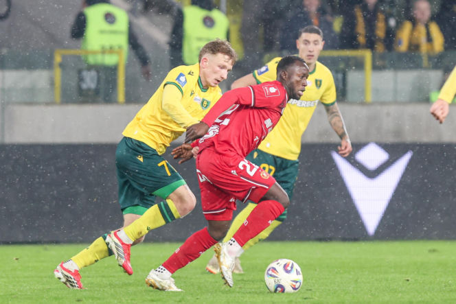 GKS Katowice - Widzew Łódź, zdjęcia kibiców z meczu 20. kolejki PKO BP Ekstraklasy