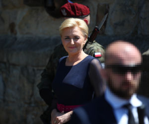 Uśmiechnięta Agata Duda