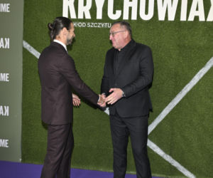 Czesław Michniewicz na premierze