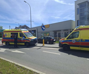 Wypadek na Hutniczej w Starachowicach. Są poszkodowani