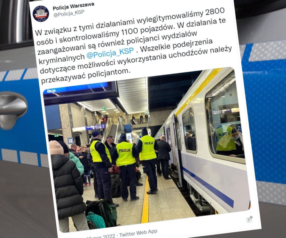 Policja na Dworcu Centralnym