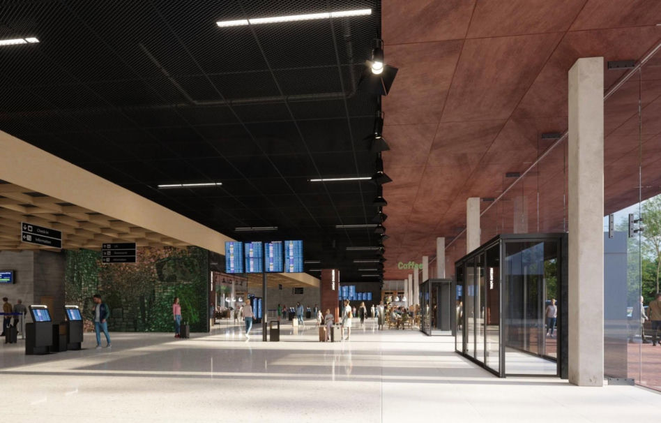 Tak będzie wyglądał nowy terminal Lotniska Szczecin - Goleniów