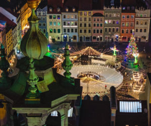 Świąteczna iluminacja 2025/2026 w Warszawie