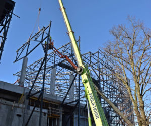 Budowa stadionu w Szczecinie - grudzień 2021