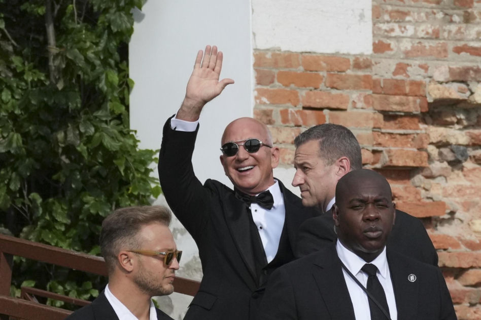 Jeff Bezos i Lauren Sanchez Bezos - ślub