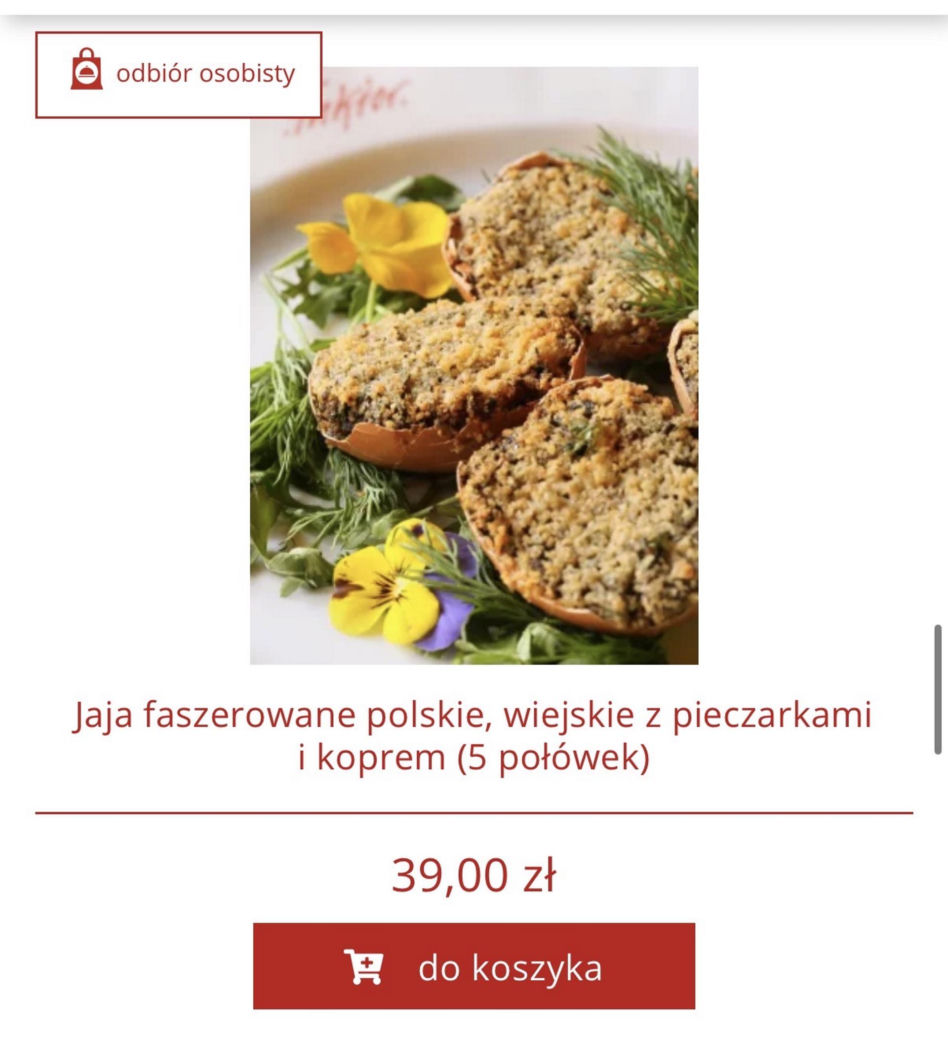 Magda Gessler sprzedaje jajka po 17zł