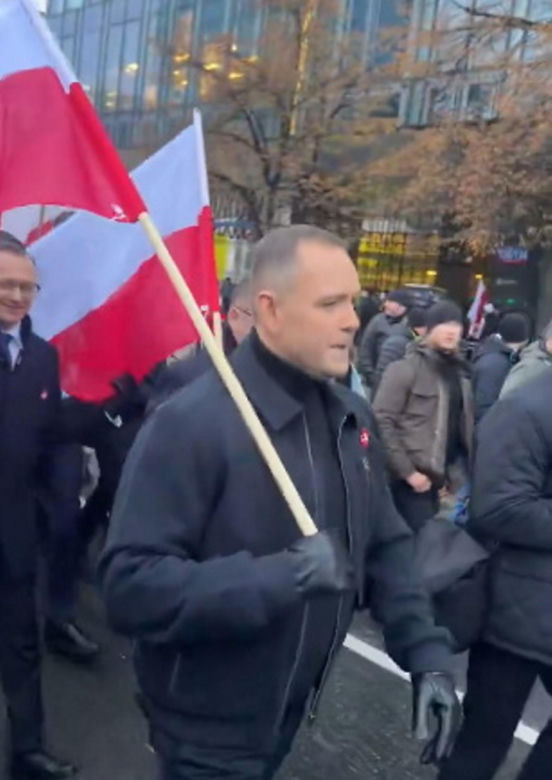 Karol Nawrocki na Marszu 2025