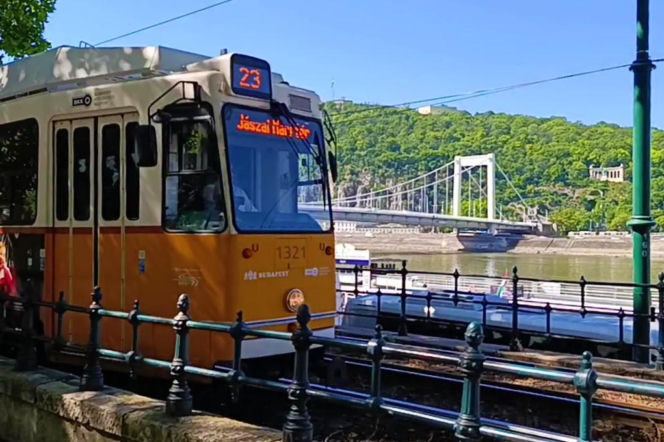 Budapeszt z okien tramwaju