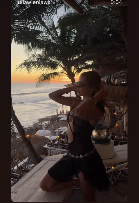 Julia Wieniawa na Bali