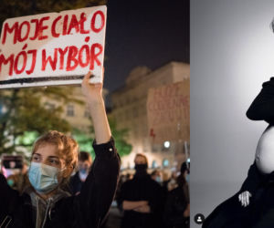 Poparła protest kobiet!