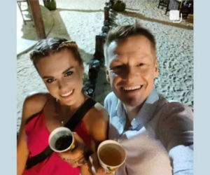 M jak miłość. Marcin Mroczek (Piotrek) z żoną Marleną Muranowicz na Zanzibarze