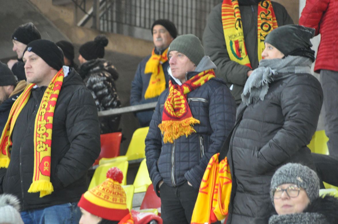 Korona Kielce - Lech Poznań. Zdjęcia kibiców na Suzuki Arenie