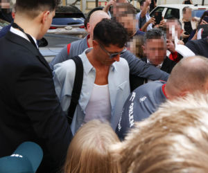 Robert Lewandowski na zgrupowaniu kadry we Wrocławiu