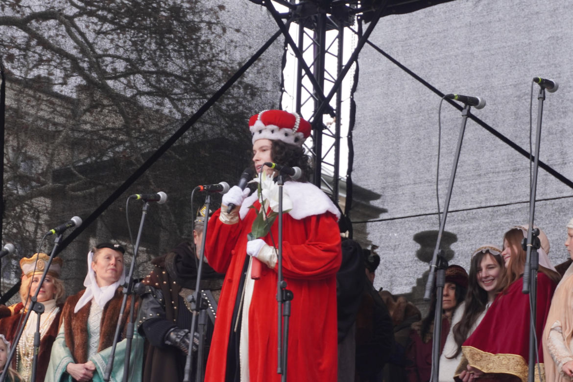 Kiermasz i inscenizacja na Placu Wolności z okazji Kaziuka Wileńskiego